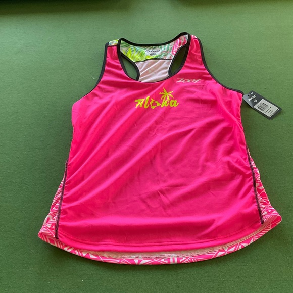 Ironman Hawaii 70.3 Singlet Racerback Jersey Pink Club Aloha Sz XL BNWT - Picture 1 of 5